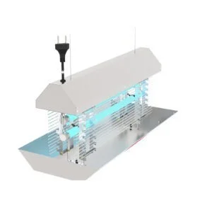 Armadilha Luminosa de Eletrocussão 80 m² - Mata Mosca e Mosquito - DG-01